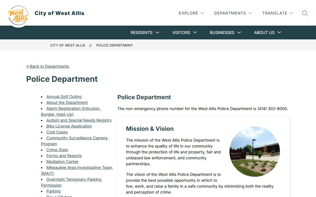 West Allis 24 Hour Booking police records