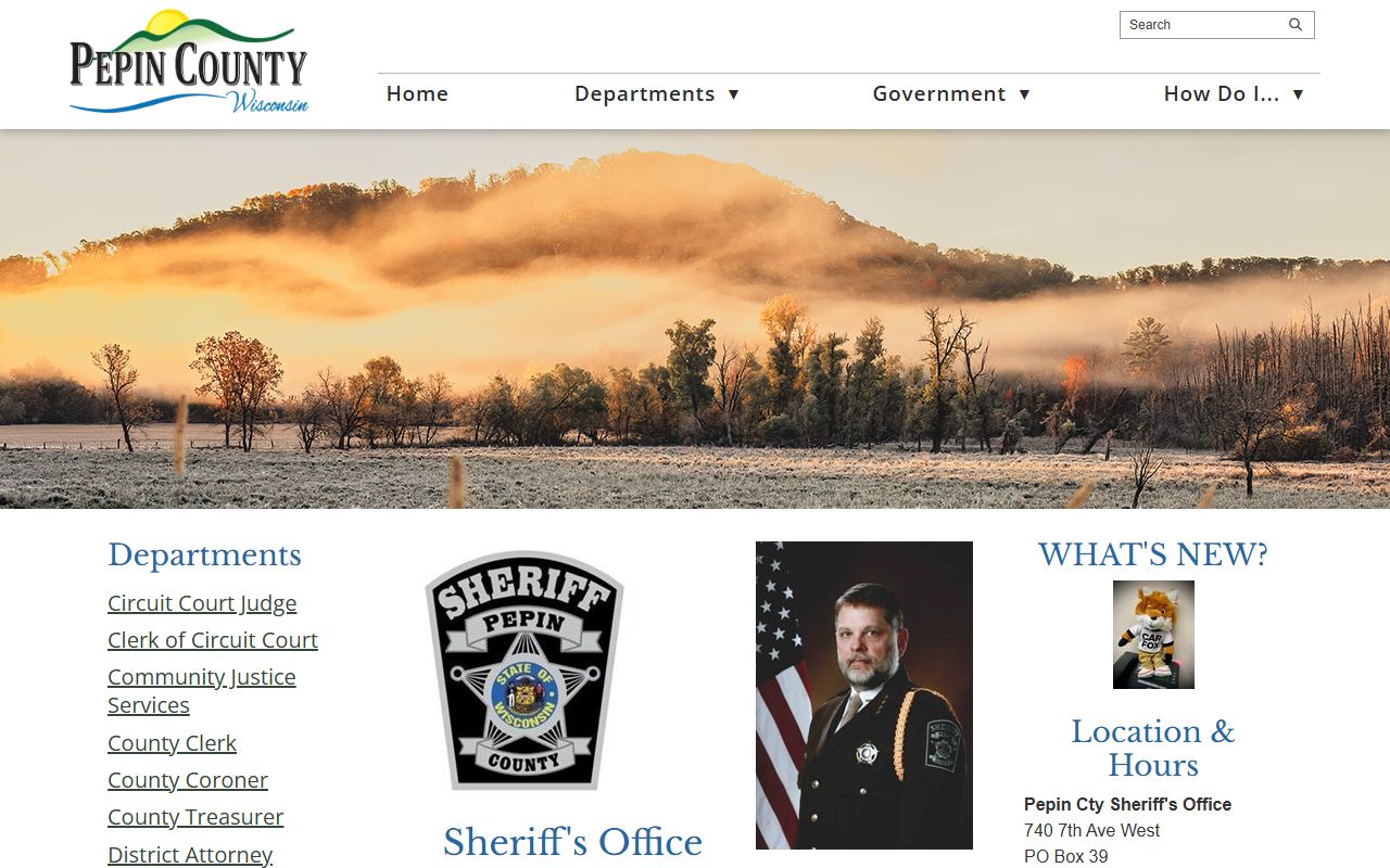 Pepin County 24 Hour Booking sheriff records